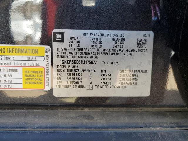 1GKKRSKD5HJ175977 GMC Acadia Limited Slt-2