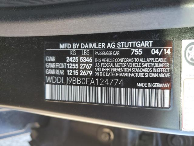 WDDLJ9BB0EA124774 Mercedes-Benz Cls 550 4matic