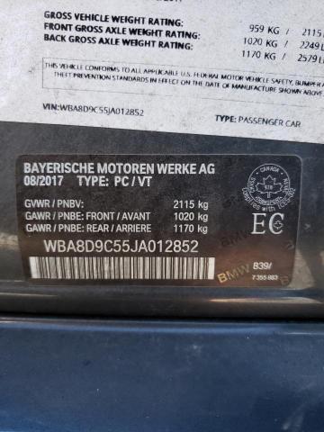 WBA8D9C55JA012852 BMW 330 XI