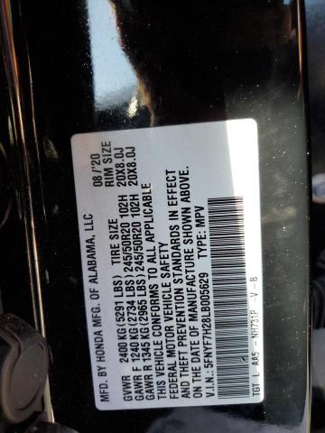 5FNYF7H28LB005629 Honda Passport Sport