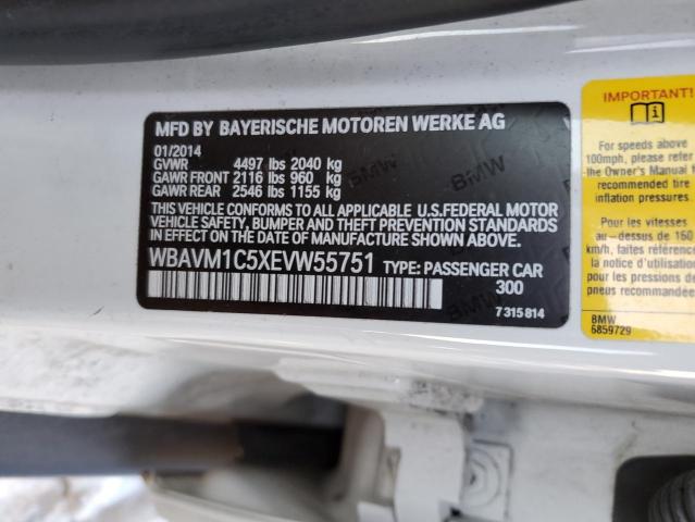 WBAVM1C5XEVW55751 BMW X1 Sdrive28i