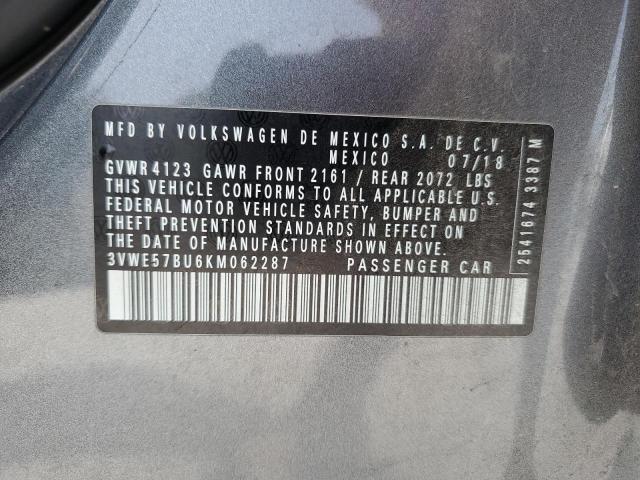 3VWE57BU6KM062287 Volkswagen JETTA SEL