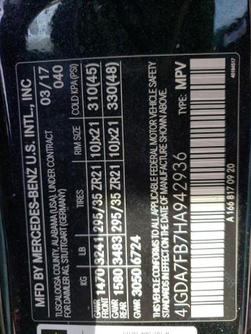 4JGDA7FB7HA942936 Mercedes-Benz Gle 63 Amg-s 4matic