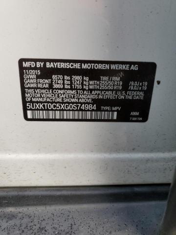 5UXKT0C5XG0S74984 BMW X5 Xdr40e