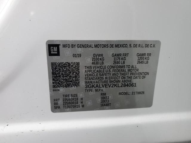 3GKALVEV2KL284061 GMC Terrain Slt