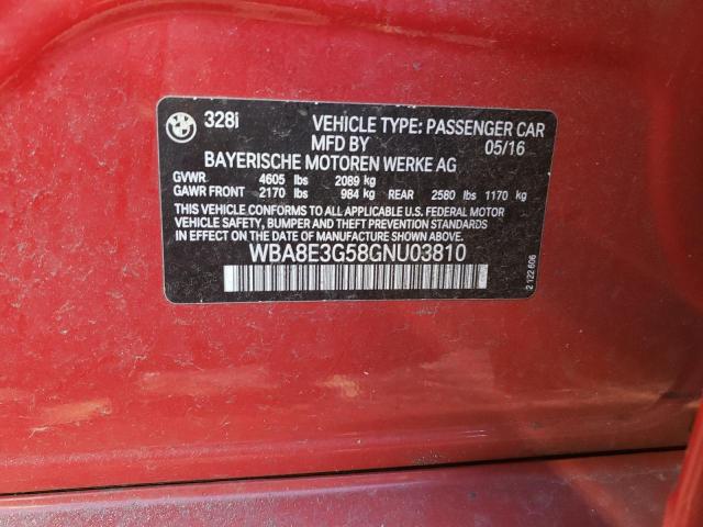 WBA8E3G58GNU03810 BMW 328 Xi Sulev
