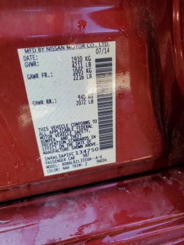 1N4AL3AP1FC134750 Nissan ALTIMA 2.5