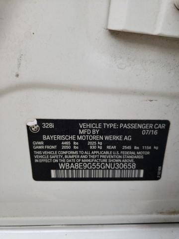 WBA8E9G55GNU30658 BMW 328 I Sulev