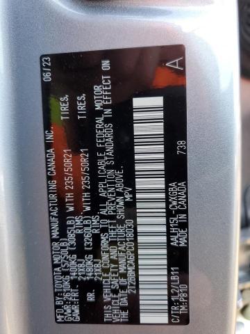2T2BBMCA6PC018030 Lexus Rx 350h Base