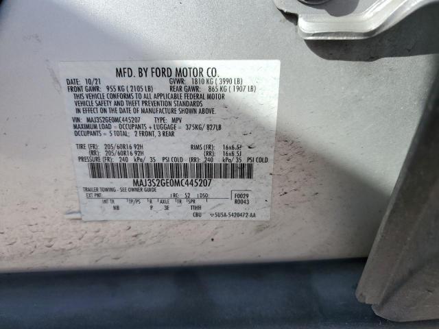 MAJ3S2GE0MC445207 Ford Ecosport Se