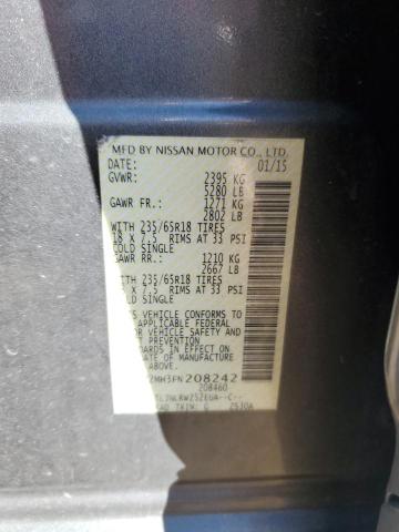 5N1AZ2MH3FN208242 Nissan MURANO S