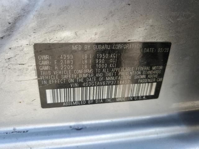 4S3GTAV67P3714452 Subaru Impreza Premium