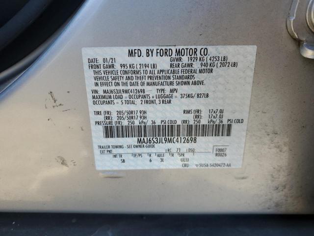 MAJ6S3JL9MC412698 Ford Ecosport Ses