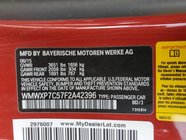 WMWXP7C57F2A42396 Mini COOPER S