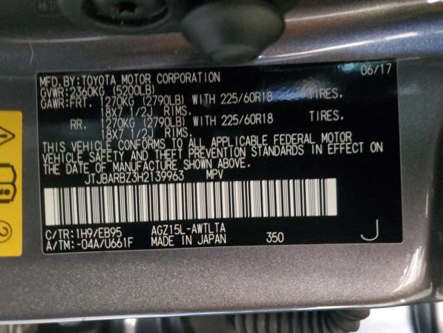 JTJBARBZ3H2139963 Lexus Nx 200t Base