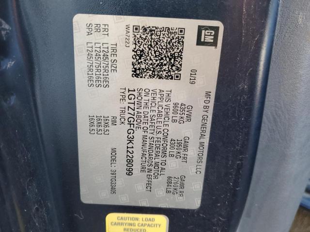 1GTZ7GFG3K1228099 GMC Savana G3500