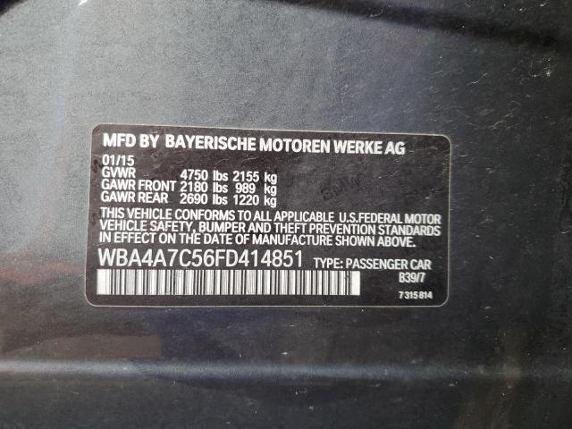 WBA4A7C56FD414851 BMW 428 Xi Gran Coupe