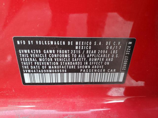 3VW447AU9HM069596 Volkswagen GTI S/SE