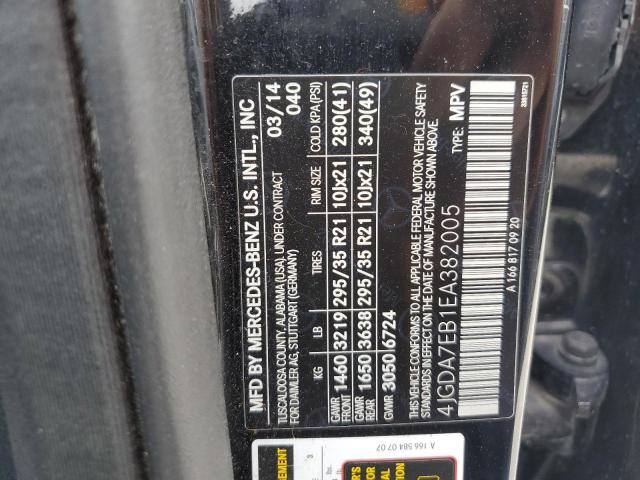 4JGDA7EB1EA382005 Mercedes-Benz ML 63 AMG