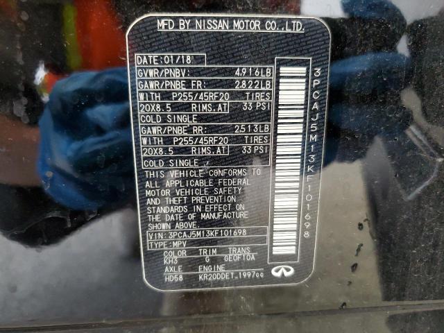 3PCAJ5M13KF101698 Infiniti Qx50 Essential