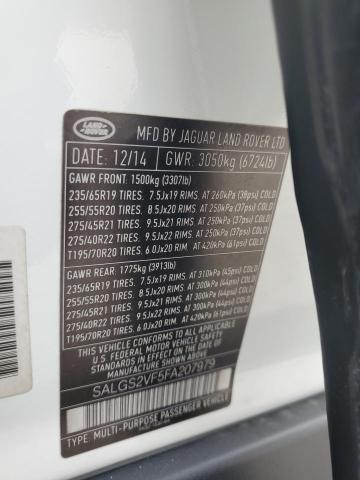 SALGS2VF5FA207979 Land Rover Range Rover Hse