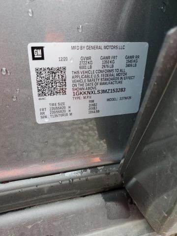 1GKKNXLS3MZ153283 GMC Acadia Denali