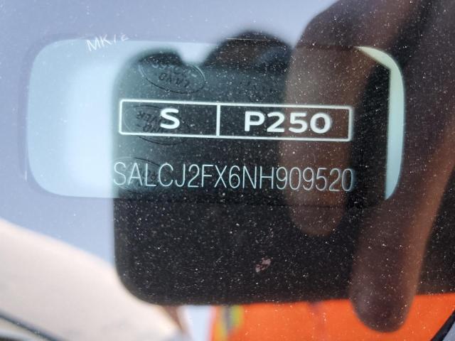 SALCJ2FX6NH909520 Land Rover Discovery Sport S