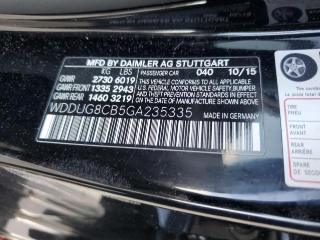 WDDUG8CB5GA235335 Mercedes-Benz S 550