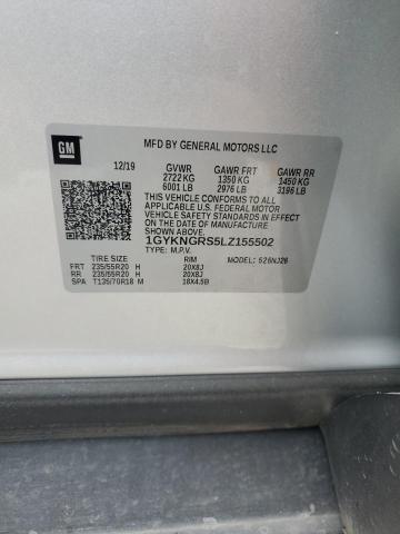 1GYKNGRS5LZ155502 Cadillac Xt5 Sport