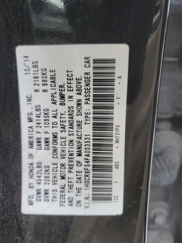1HGCR6F54FA003531 Honda Accord Hybrid Exl