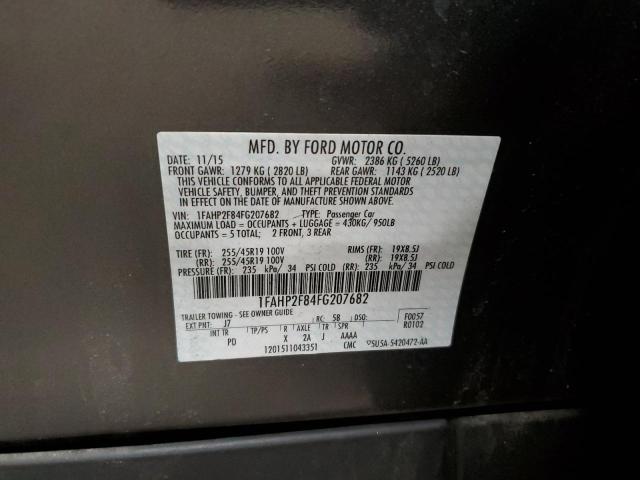 1FAHP2F84FG207682 Ford Taurus Limited