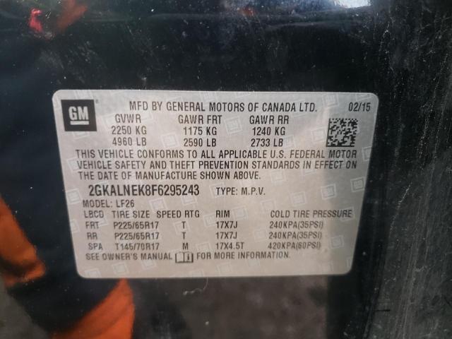 2GKALNEK8F6295243 GMC TERRAIN SL
