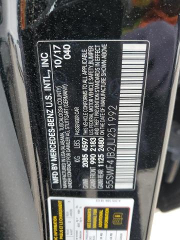 55SWF4JB2JU251992 Mercedes-Benz C 300