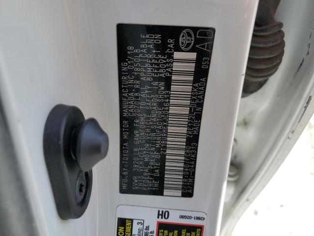 2T1BURHEXJC046413 Toyota COROLLA L