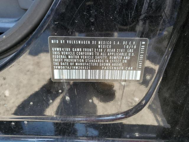 3VWDB7AJ1HM269321 Volkswagen JETTA SE
