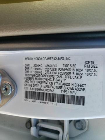 5J8TB3H56JL013748 Acura Rdx Technology