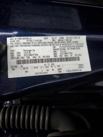 1FADP3M29HL250556 Ford FOCUS SEL