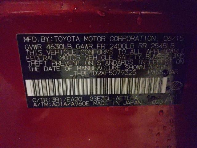 JTHBF1D2XF5079325 Lexus IS 250