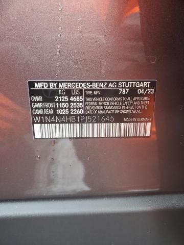 W1N4N4HB1PJ521645 Mercedes-Benz Gla 250 4matic