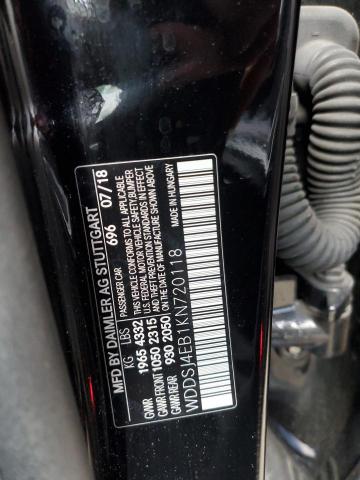 WDDSJ4EB1KN720118 Mercedes-Benz CLA 250