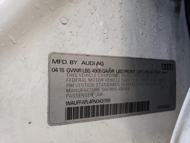 WAUFFAFL4FN043765 Audi A4 Premium Plus