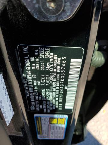 5XYPG4A37KG587465 KIA SORENTO L