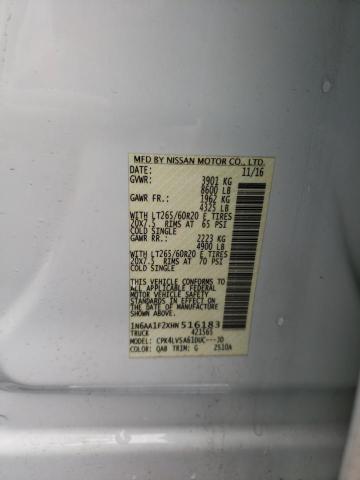 1N6AA1F2XHN516183 Nissan Titan Xd Sl