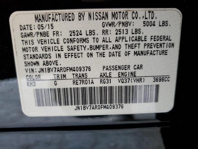 JN1BV7AR0FM409376 Infiniti Q50 BASE