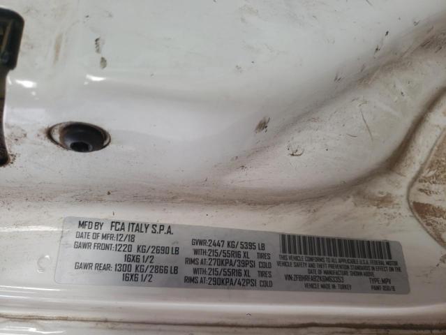ZFBHRFAB2K6M63353 RAM Promaster City