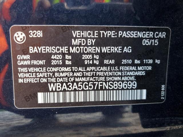 WBA3A5G57FNS89699 BMW 328 I