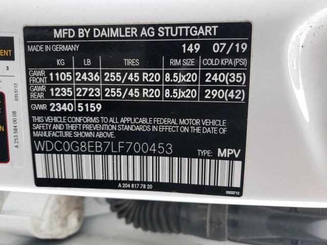 WDC0G8EB7LF700453 Mercedes-Benz Glc 300 4matic