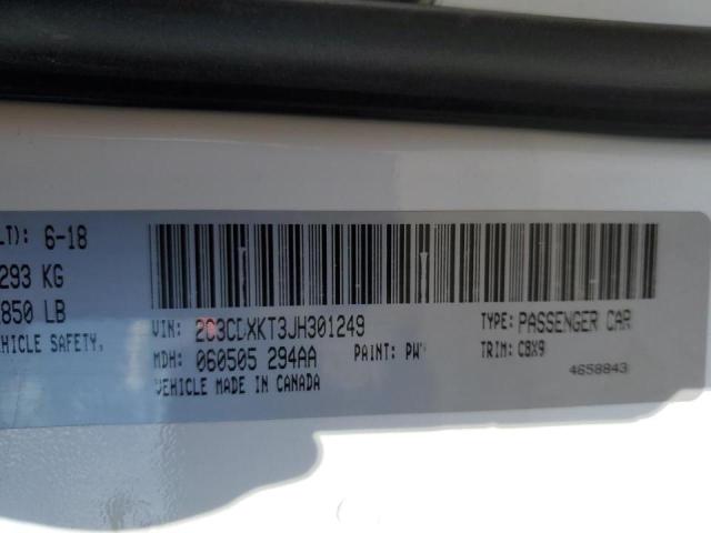 2C3CDXKT3JH301249 Dodge Charger Police