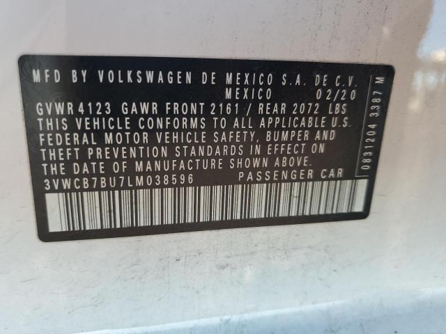 3VWCB7BU7LM038596 Volkswagen JETTA S