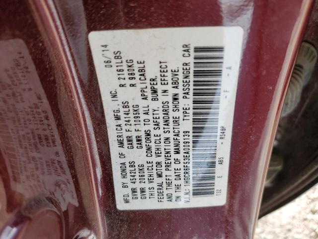 1HGCR6F53EA009139 Honda Accord Hybrid Exl